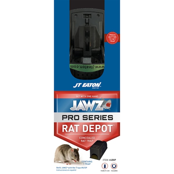 Jt Eaton JT Eaton JAWZ Pro Series Small Covered Animal Trap For Rats 1 pk 408P - main